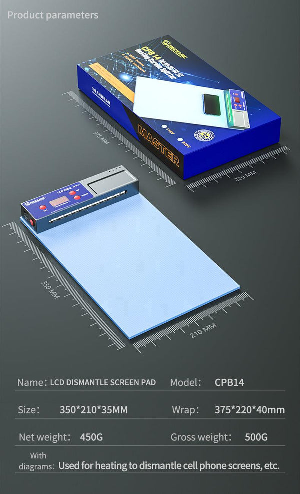 CPB LCD Screen Separator for iPhone ipad phone LCD Screen Separator