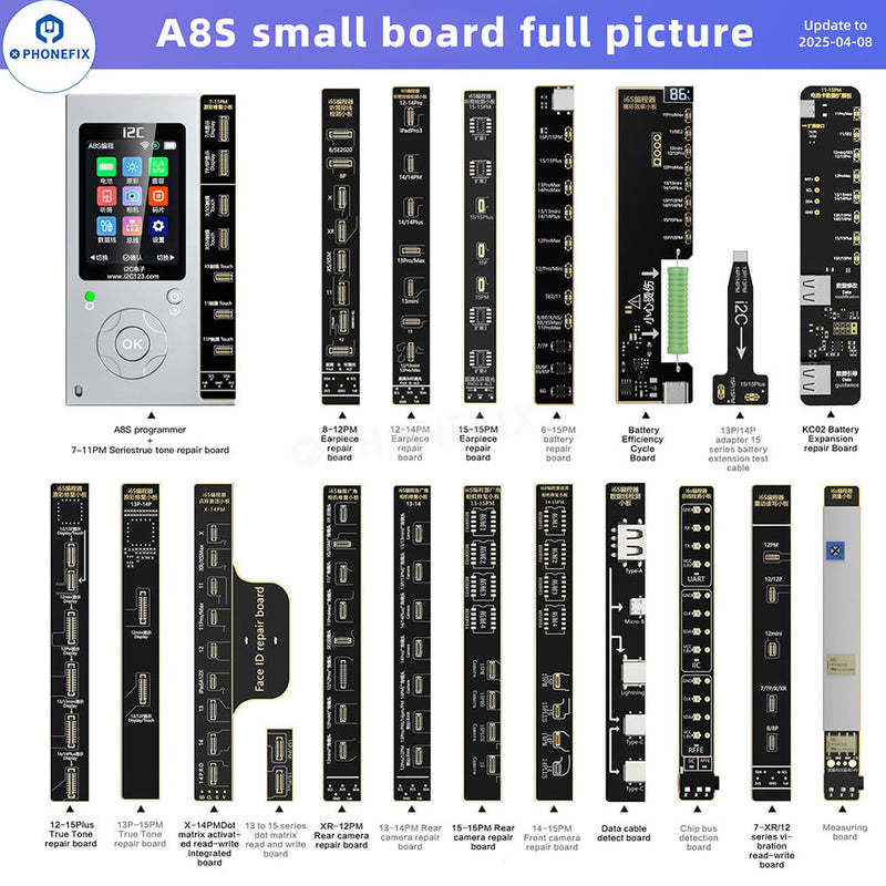 i2C A8S Programmer Original Screen True Tone repair For iPhone 6-16 Pro Max