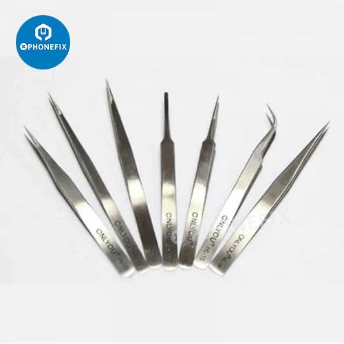 9-IN-1 Tweezers Toolkit Anti-magnetic Anti-static Precision Tweezers