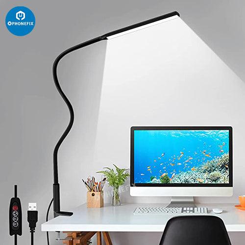 3 Lightning Modes Clamp Led light Work Study  Office lighting Lamp