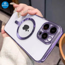 Magnetic Transparent Protector Case For 14 Pro Max