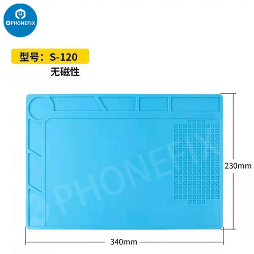 Heat Insulation Silicone Pad PCB Soldering Desk Mat Repair Platform