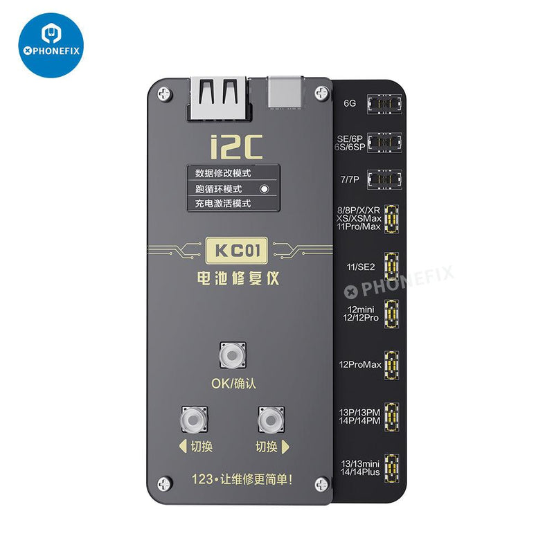 i2C KC01 iPhone 6-14 Pro Max Multi-function Battery Repair Tester