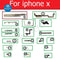 Complete set Small Metal Inner Bracket Part for iPhone 7 8 X XS MAX XR