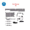 Complete set Small Metal Inner Bracket Part for iPhone 7 8 X XS MAX XR