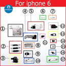 Complete set Small Metal Inner Bracket Part for iPhone 7 8 X XS MAX XR