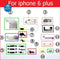 Complete set Small Metal Inner Bracket Part for iPhone 7 8 X XS MAX XR