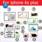 Complete set Small Metal Inner Bracket Part for iPhone 7 8 X XS MAX XR