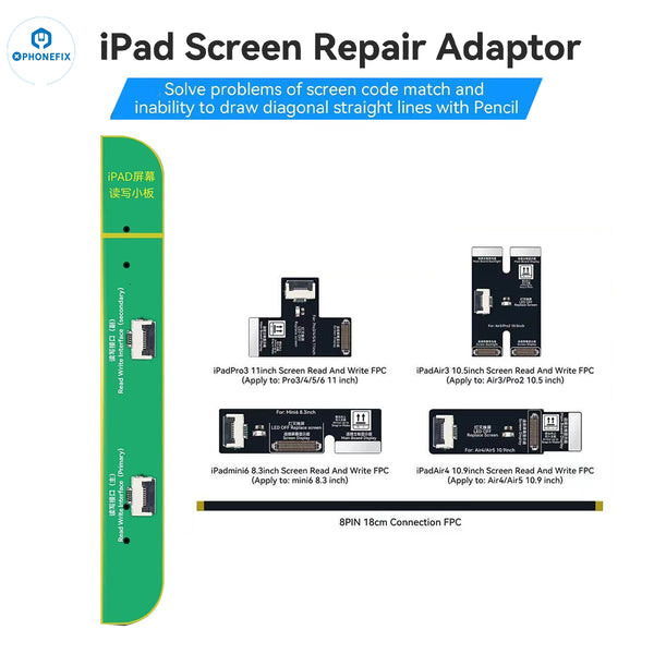 JC iPad Screen Repair Adaptor For Code Match Straight Lines Error Repa