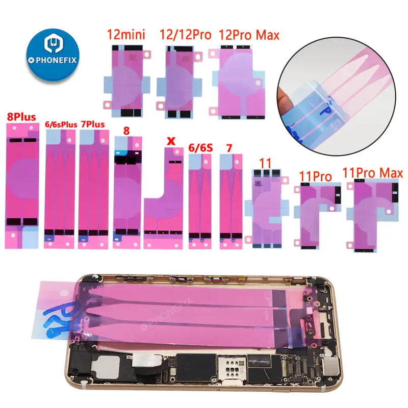 iPhone 13 Pro Max Battery Anti-Static Built-in Heat Sink Sticker