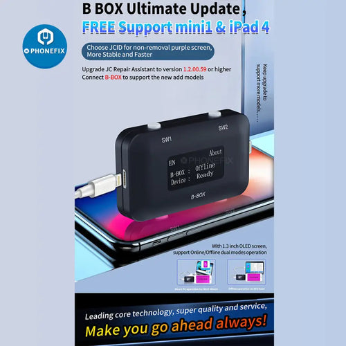 Jc Pro Box JC B-BOX C3 DFU Tool for iOS A7-A11 one key Purple Mode
