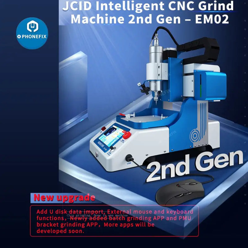 JC CNC 2nd-Gen EM02 Motherboard CPU IC Grinding Machine