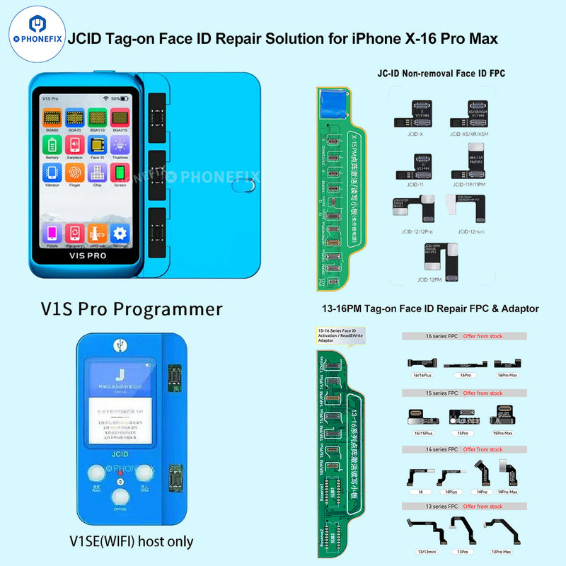 JC Dot Matrix Tag-on FPC Cable For iPhone 13-16 Pro Max Repair