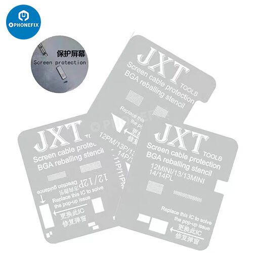 JXT Screen Cable Protection Reballing Stencil For iPhone 13 Pro Max