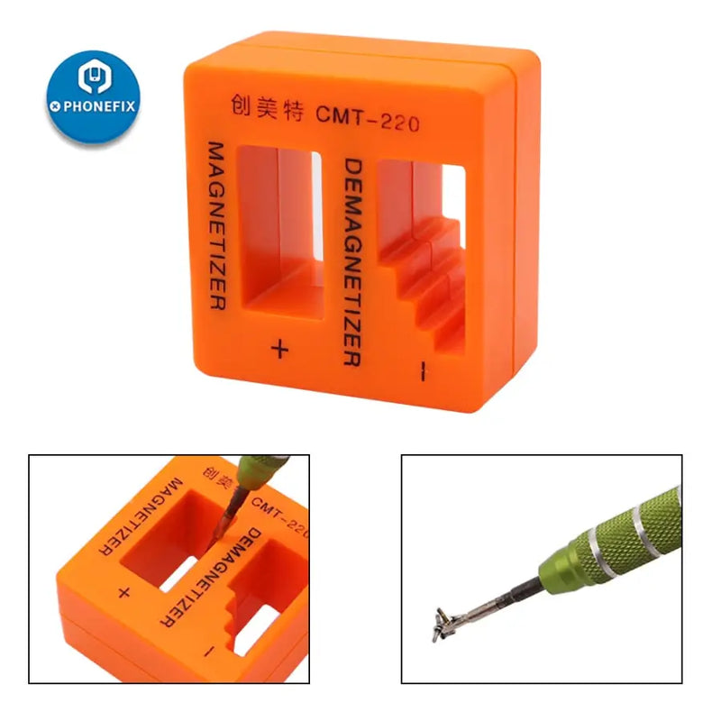 CMT-220 Screwdriver Tips Magnetizer Demagnetizer Metal Degausser Tool