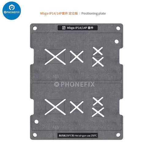 Mbga-IP BGA Reballing Stencil Kit For iPhone 7 to 15 Pro Max