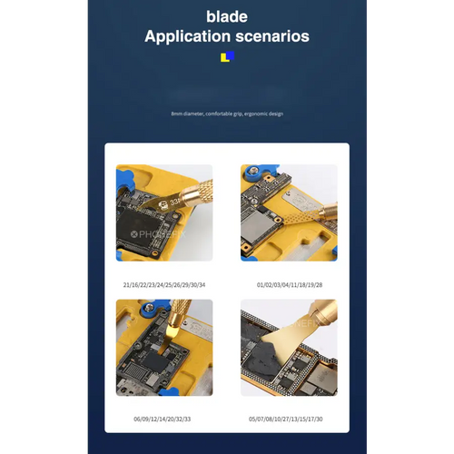 Mechanic 034 adhensive cutted blades PCB BGA chip Graver Scraper