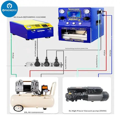 Mechanic 6 Pro Curved Screen Vacuum Lamination Machine