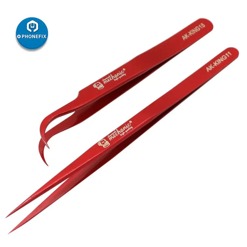 Red Mechanic AK-KING Tweezers Toughness Precision hand Tools