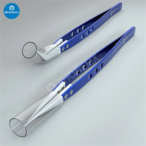 MJ Anti-Static Stainless Steel Ceramic Tweezers For PCB Soldering Repair