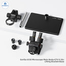 QianLi Gorilla Trinocular Stereo Microscope 6.5X-58X