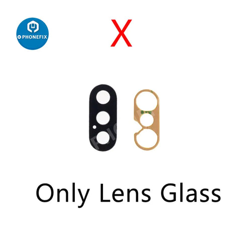 iphone 6 6s 7 7P 8 X Back Camera lens glass replacement parts