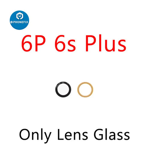 iphone 6 6s 7 7P 8 X Back Camera lens glass replacement parts