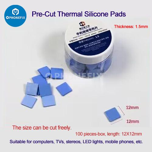 Pre-Cut Insulation Thermal Silicone Pads for Soldering Repair