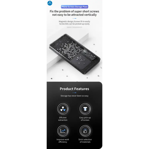 Qianli Phone Screws Storage Plate Magnetic Tray Box