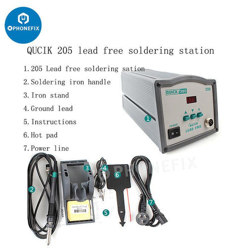 Quick 205 Soldering Station lead-free high power Welding Equipment