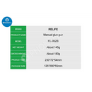 RL-062B Manual Glue Gun Solder Paste Booster With 2 Needles