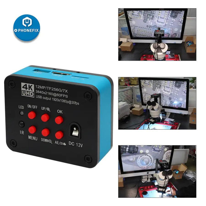 SONY 12MP 4K Ultra HD Electronic Video Microscope Camera