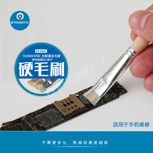 SS-022A Anti Static Stiff Brush For Phone PCB Repair BGA Cleaning Tool
