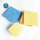 Yellow Blue Cleaning Sponge Soldering Iron Tip Welding Cleaning Pads