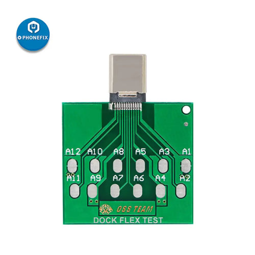 Micro USB Type-C Lightning Dock Test Board U2 charging port Testing