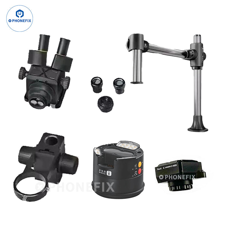 QianLi Gorilla Trinocular Stereo Microscope 6.5X-58X