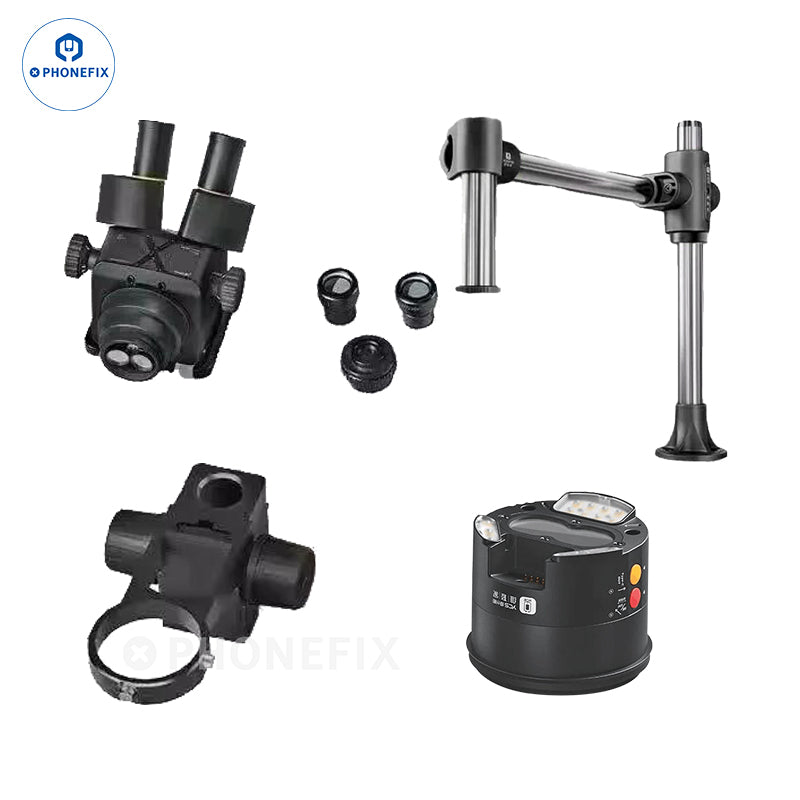 QianLi Gorilla Trinocular Stereo Microscope 6.5X-58X