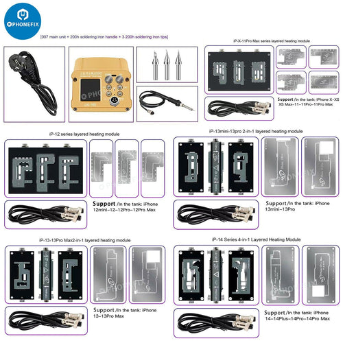 WL HT007 Intelligent Layered Heating Soldering Station for iPhone
