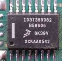1037359982 B58605 Auto Computer chip Car ECU board chip