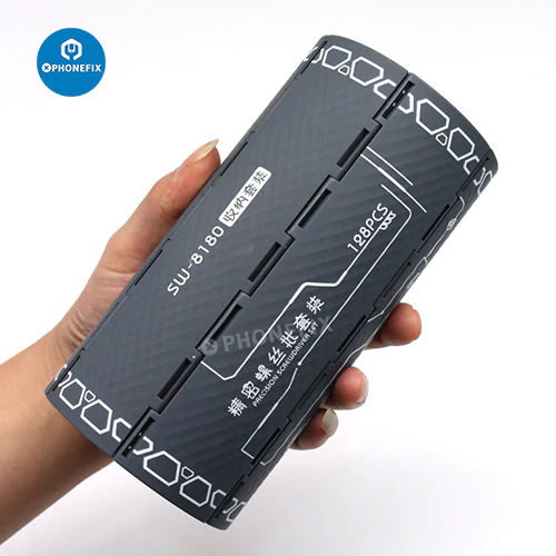 128pcs Cell Phone Fix Tool Screwdriver Set With Storage Box