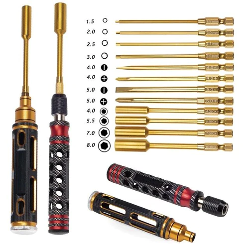 Rc Flight Tools 13 in 1 Drone RC Aircraft Model Repair Screwdriver Set Tools