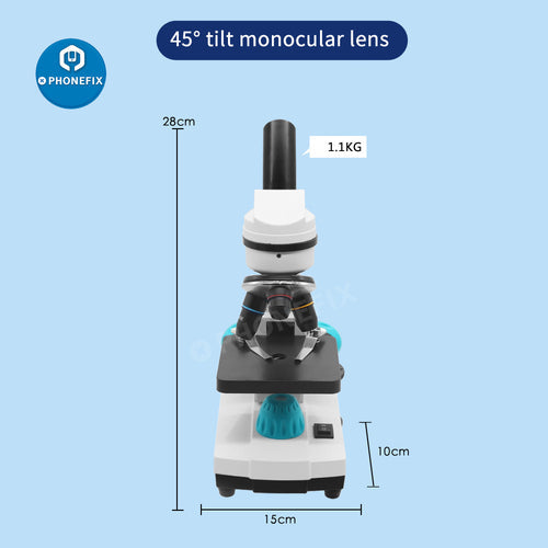 2000X Student Laboratory Biological Monocular Microscope