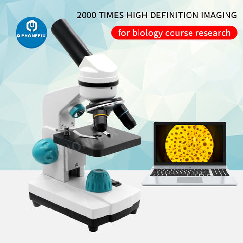 2000x Microscope Example 2000X Student Laboratory Biological Monocular Microscope