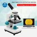 2000X Student Laboratory Biological Monocular Microscope