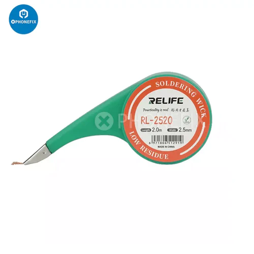 Relife Solder Wick No-Clean Desoldering Braid Low residue Solder Braid