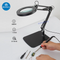 30X LED Magnifying Glass Work Reading Table Lamp With Metal Stand