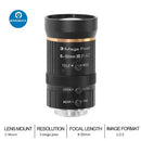3MP 8-50mm C Mount Lens Live Streaming HDMI Camera