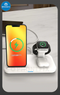 3 in 1 Intelligent Wireless Charging Station For iPhone iWatch AirPods