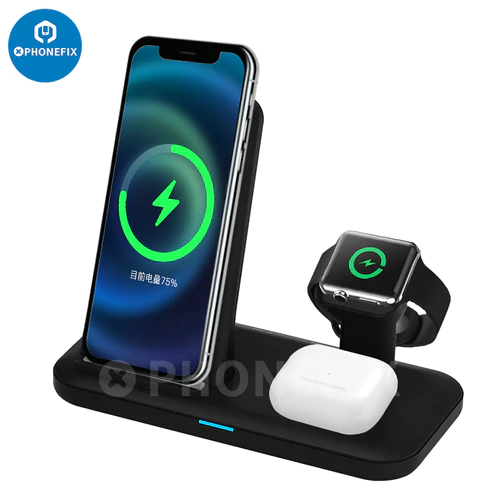 3 in 1 Intelligent Wireless Charging Station For iPhone iWatch AirPods