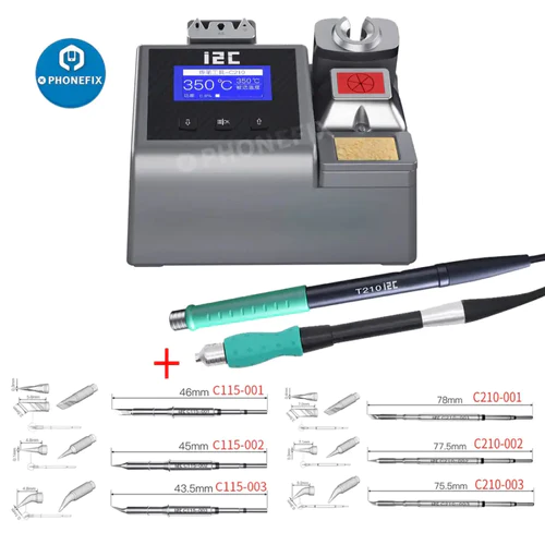 i2C 2SEN Nano soldering station with C245 C210 C115 soldering tip